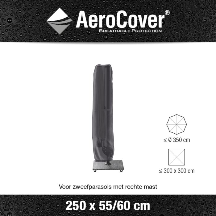 AeroCover parasolhoes zweefparasol H250x55/60 art. 7970 - Afbeelding 2