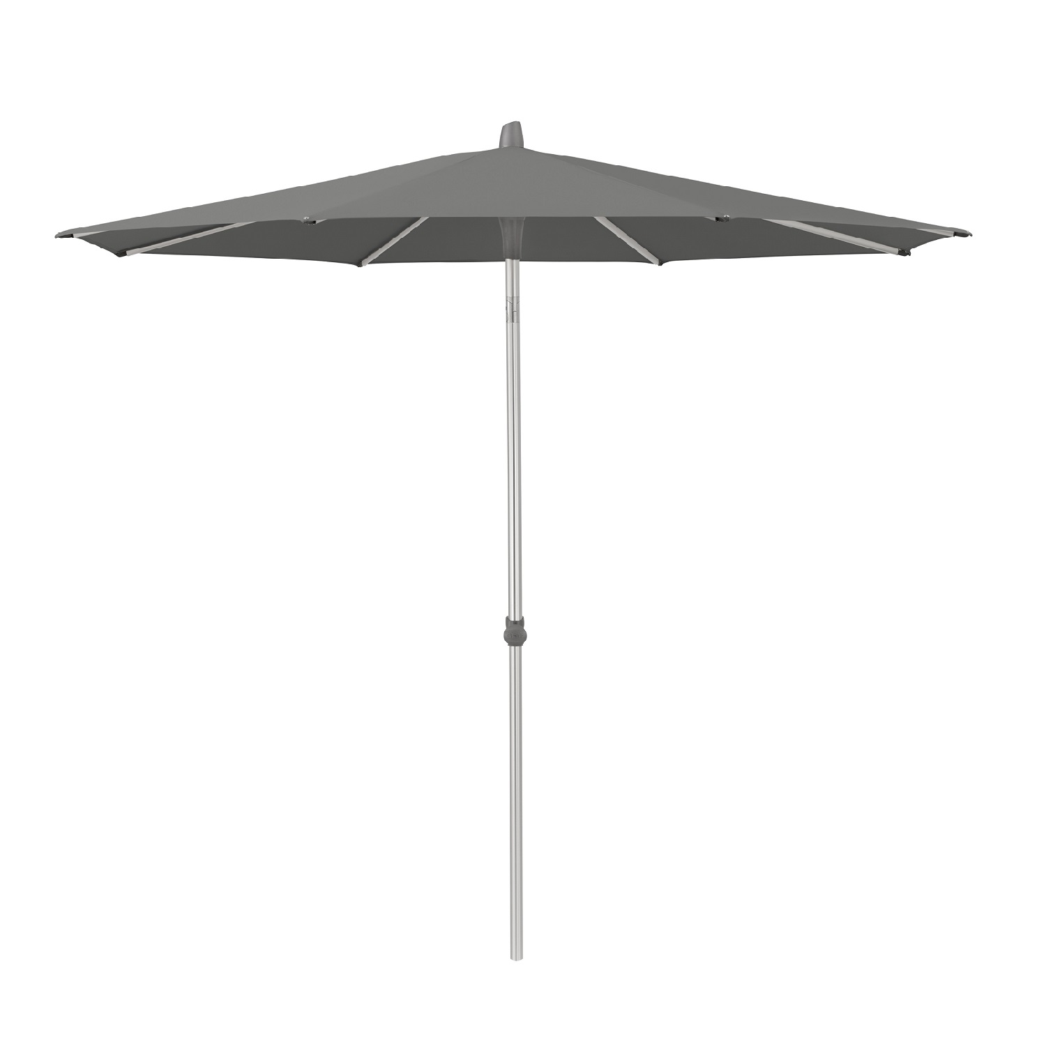 Alu Smart rond stone grey 157 alu-smart parasol rond klasse