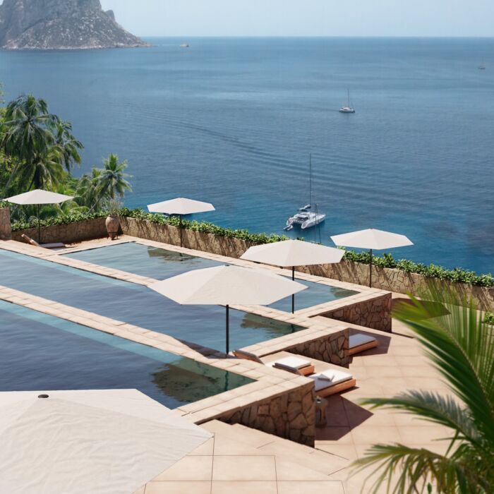 Umbrosa NATA parasol 230x230cm zwart frame - Afbeelding 2