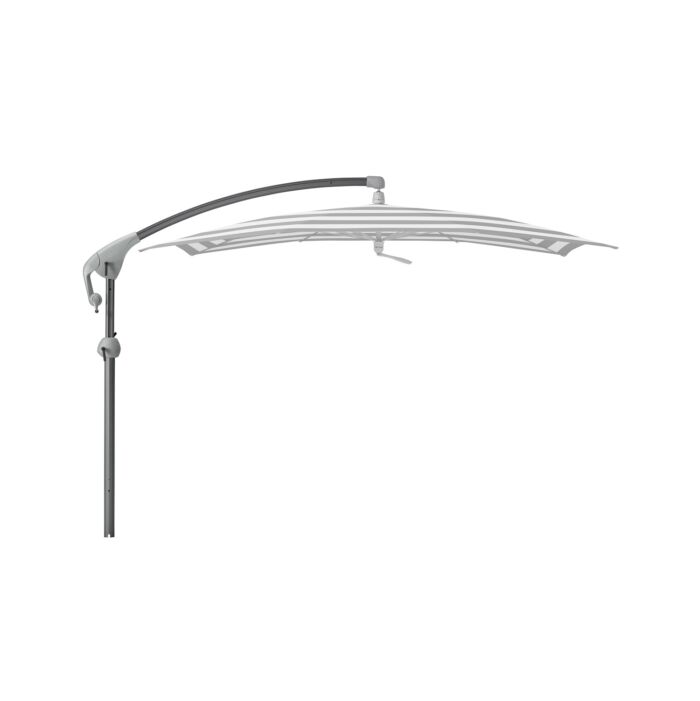 Glatz PENDALEX P+ zweefparasol frame antraciet rechthoek 285x230 cm klasse 5 - Afbeelding 6