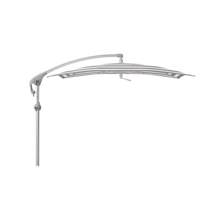 Glatz PENDALEX P+ zweefparasol frame geanodiseerd rechthoek 285x230 cm klasse 5 - Afbeelding 6