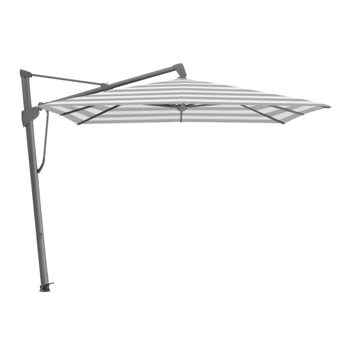 Glatz SOMBRANO S+ zweefparasol antraciet frame vierkant 350x350 cm klasse 2-4-5 - Afbeelding 4
