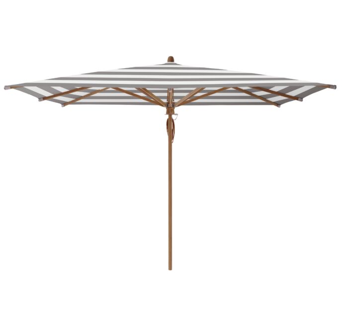 Glatz PIAZZINO parasol Eucalyptushout vierkant 300x300 cm klasse 4 & 5 - Afbeelding 7