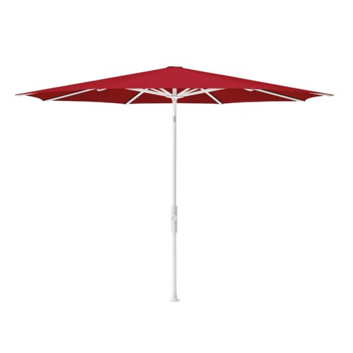 twist parasol rond wit