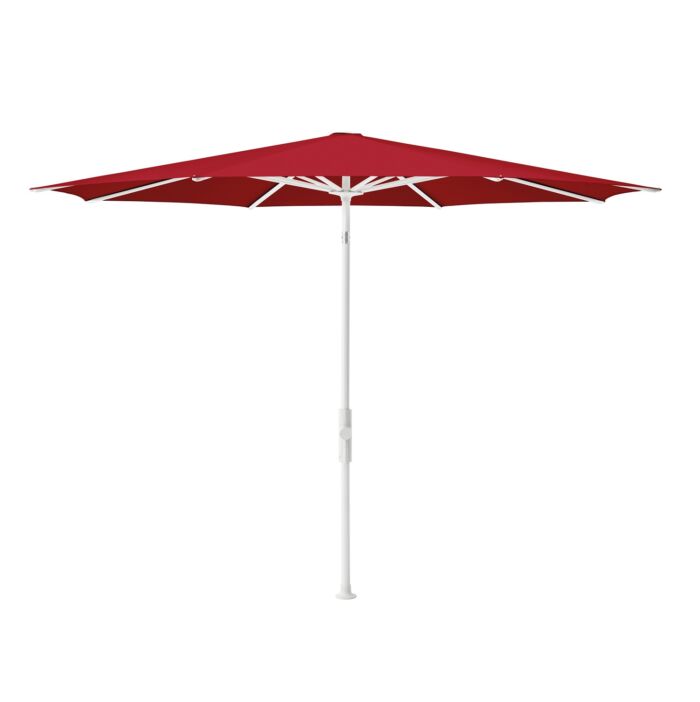 twist parasol rond wit
