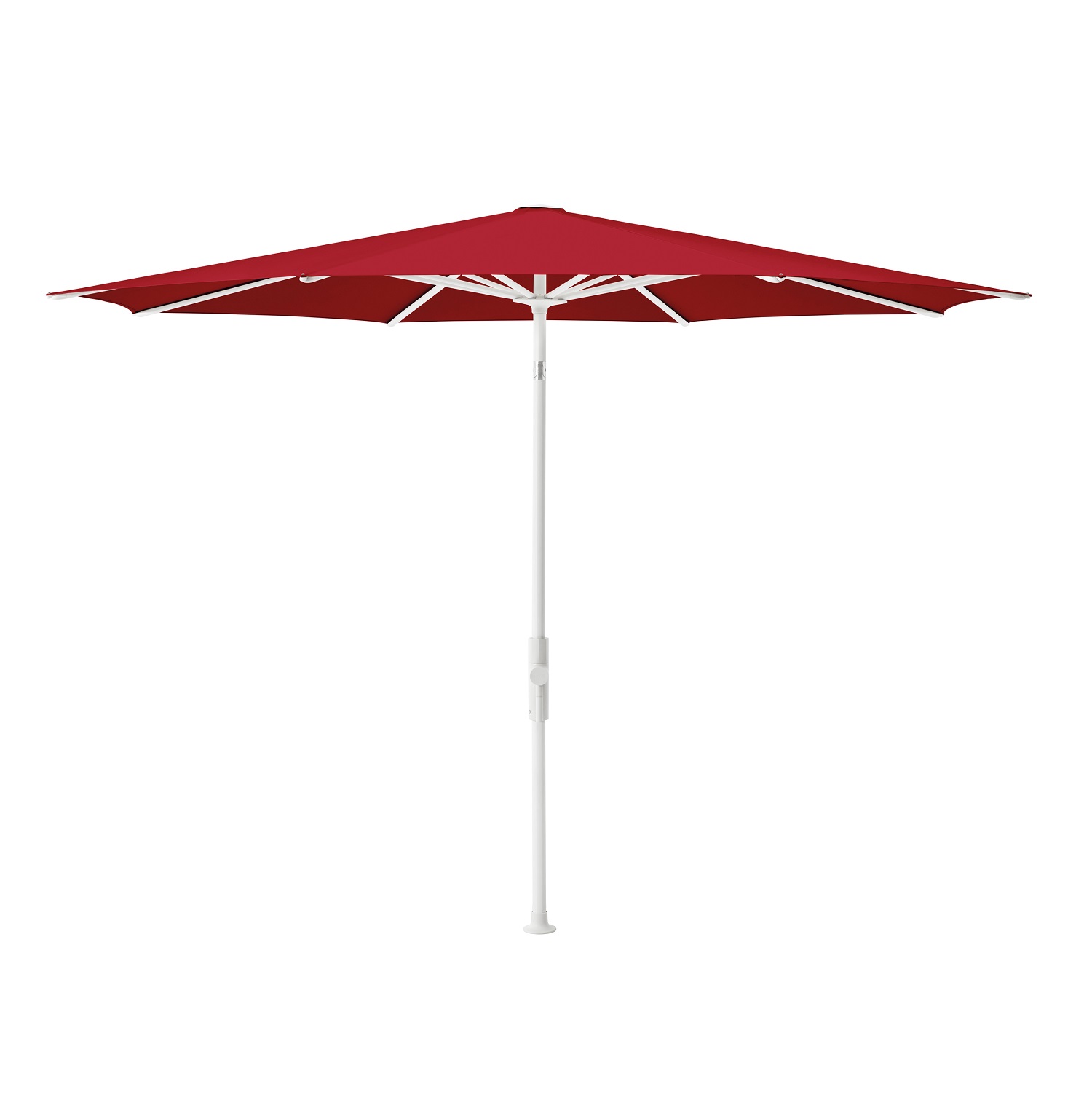 Twist rond matt white rubino 646 twist parasol rond wit