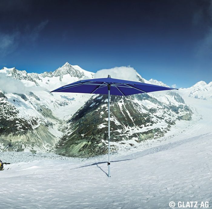 Glatz ALU-SMART parasol vierkant 240x240 cm