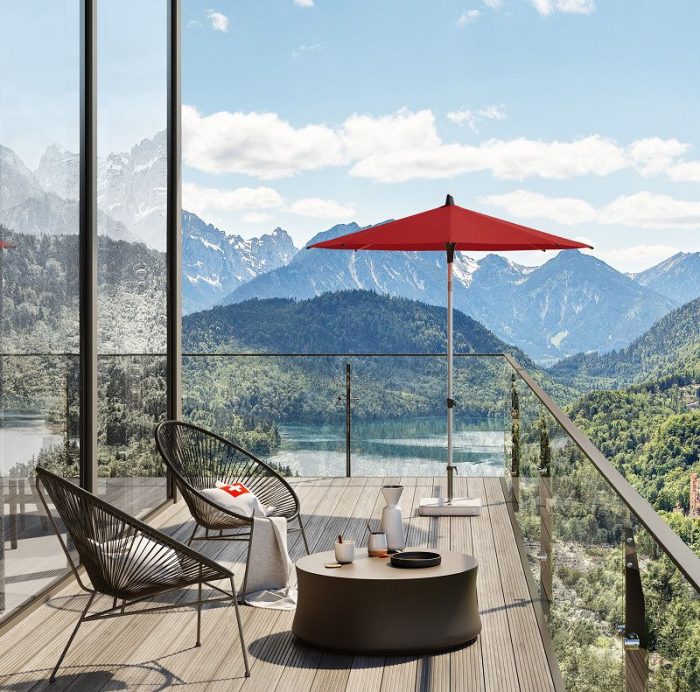 Glatz ALU-SMART parasol Ø 200 cm klasse 4-5 - Afbeelding 3