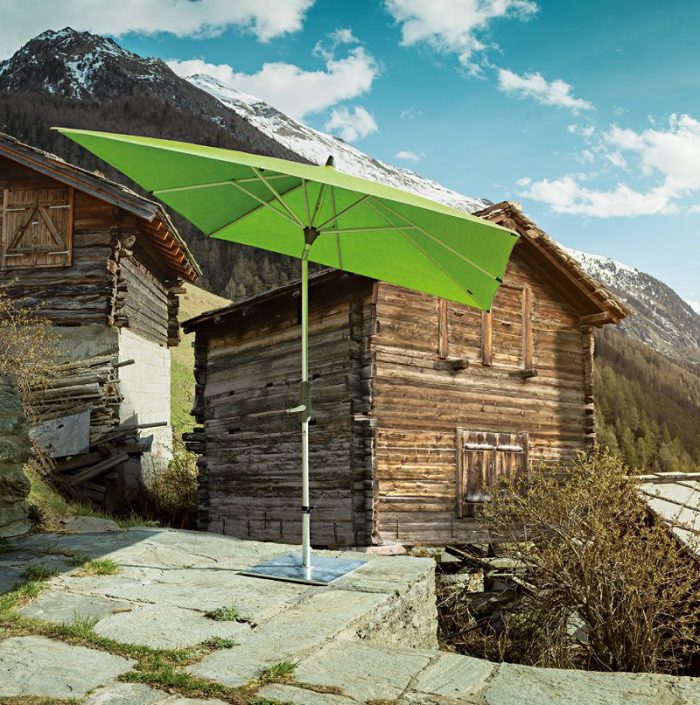 Glatz ALU-TWIST parasol rechthoek 250x200 cm klasse 4-5 - Afbeelding 2
