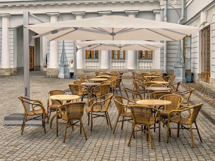 Glatz AMBIENTE NOVA zweefparasol Ø 500 cm