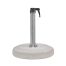 Betonvoet 30kg staander-RVS Ø35/38-39mm