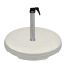 Betonvoet 70kg staander RVS-Ø35/38-39 mm