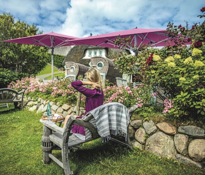 Glatz CASTELLO PRO horeca parasol rechthoek 350x300 cm klasse 5 - Afbeelding 2