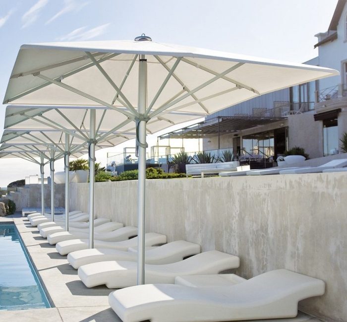 Glatz CASTELLO PRO horeca parasol 500x500 cm