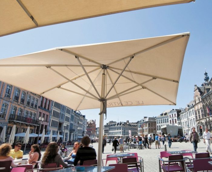 Glatz CASTELLO PRO horeca parasol Ø 350 cm klasse 5 - Afbeelding 5