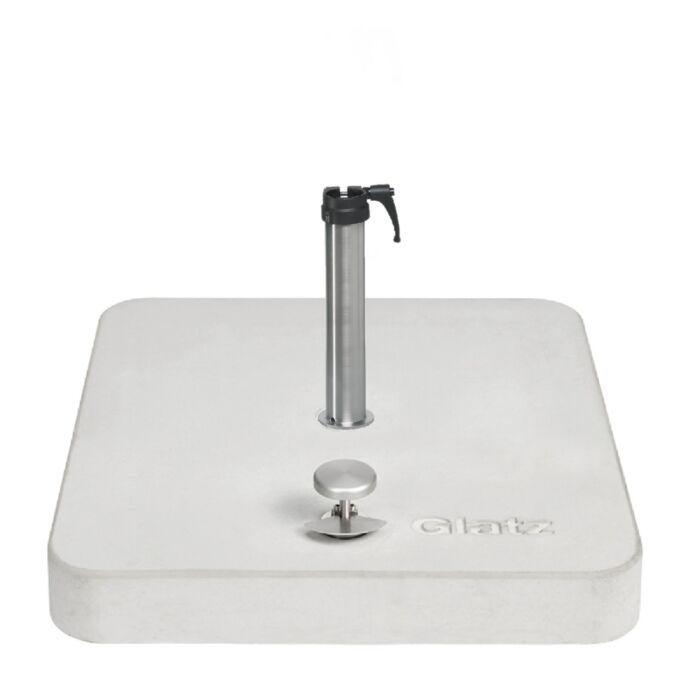 Rolvoet 90kg staander RVS