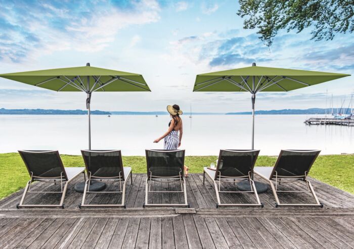 Glatz FORTINO RIVIERA parasol Ø 300 cm klasse 4-5 - Afbeelding 3