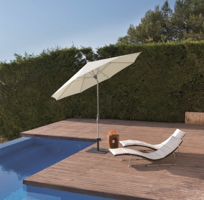 Glatz ALU-TWIST parasol Ø 270 cm klasse 2 - Afbeelding 3