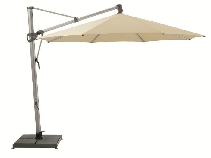 Glatz SOMBRANO S+ zweefparasol antraciet frame Ø 350 cm klasse 2 - Afbeelding 4