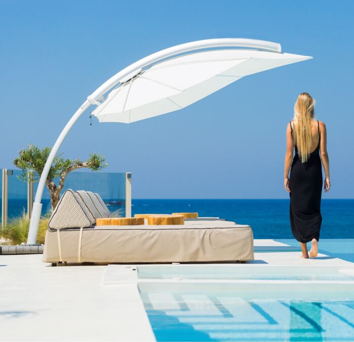 Umbrosa ICARUS design parasol geanodiseerd frame - Afbeelding 3