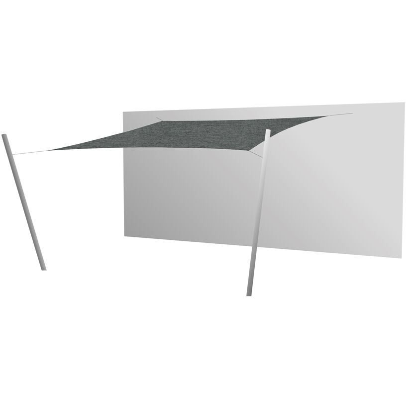 Umbrosa Ingenua schaduwdoek 4×4 m Sunbrella Flanelle Umbrosa Ingenua schaduwdoek 4x4 m Sunbrella Flanelle
