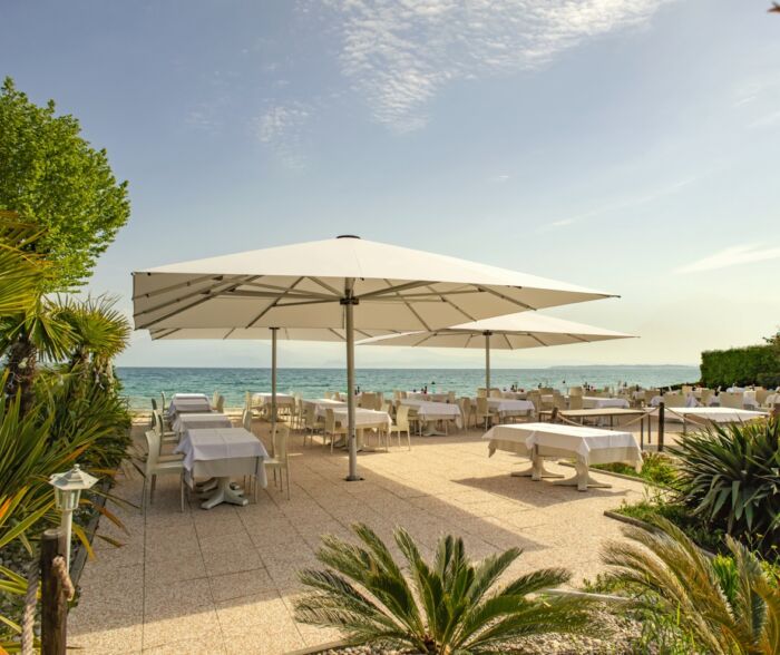 Glatz PALAZZO Noblesse horeca parasol rechthoek 600x400 cm klasse 5 - Afbeelding 4