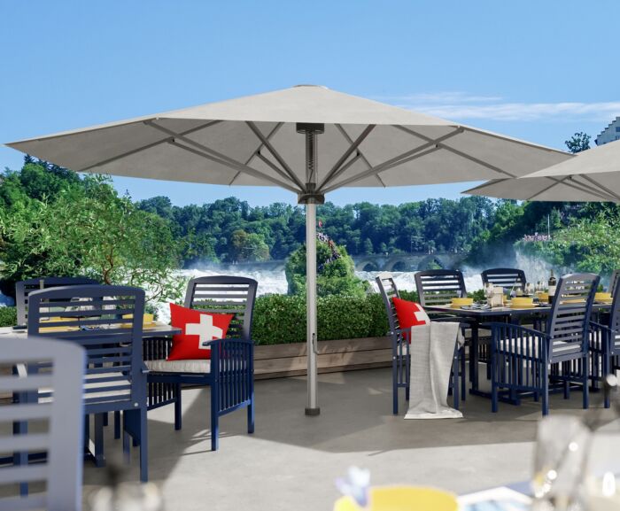 Glatz PALAZZO Style horeca parasol Ø 600 cm klasse 5 - Afbeelding 4