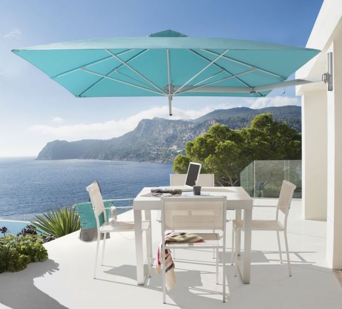 Paraflex muurparasol  230x230 cm (enkel voor Neo arm)