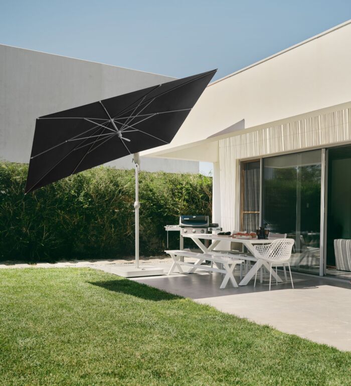 Glatz PENDALEX P+ zweefparasol frame antraciet rechthoek 285x230 cm klasse 5 - Afbeelding 2