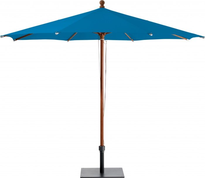 Glatz PIAZZINO parasol Eucalyptushout vierkant 300x300 cm klasse 4 & 5 - Afbeelding 6