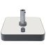 Rolvoet 180kg antraciet/grijs-wit staander-palazzo-style