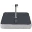 Rolvoet 55kg antraciet-RVS