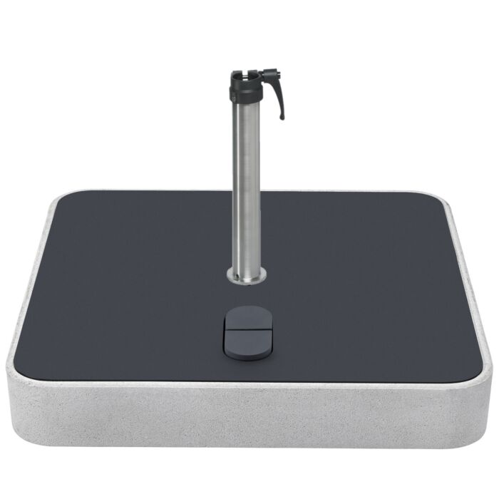 Rolvoet 55kg antraciet-RVS