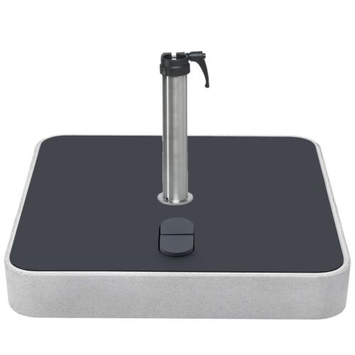 Rolvoet 55kg antraciet staander-rvs-Ø48-55mm