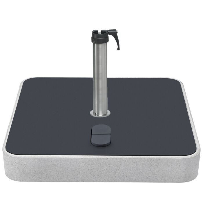 Rolvoet 55kg antraciet staander-rvs-Ø48-55mm