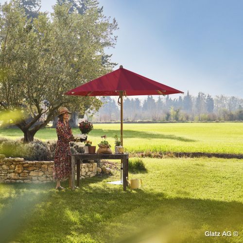 Glatz TEAKWOOD houtstok parasol